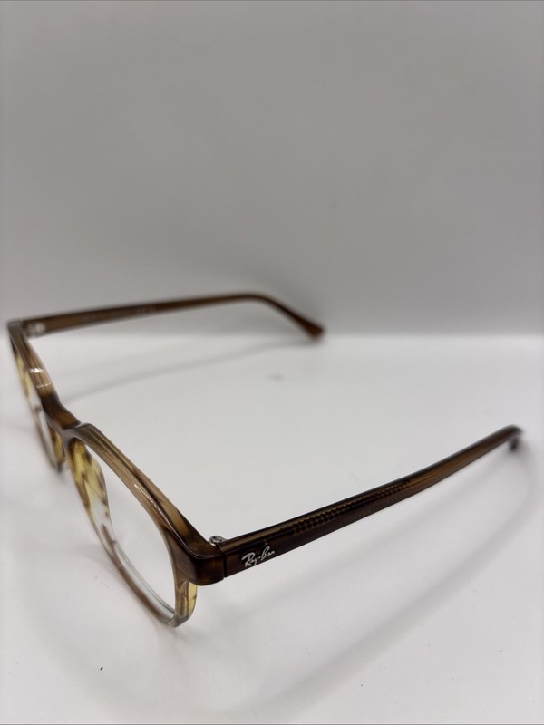 Ray-ban Rb5417 8253 Brown Oval Eyeglasses Frames 52-19-145 gallery