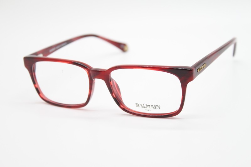 NEW BALMAIN BL 1025 03 RED HAVANA AUTHENTIC EYEGLASSES 52-15