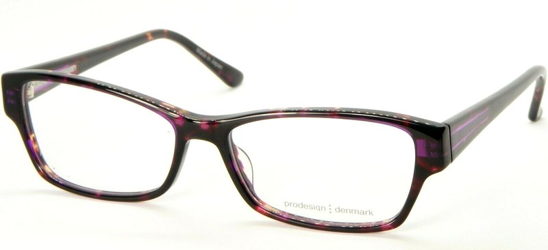 NEW PRODESIGN DENMARK 1749 4332 SHINY DARK BROWN /PURPLE EYEGLASSES 55-15-140mm