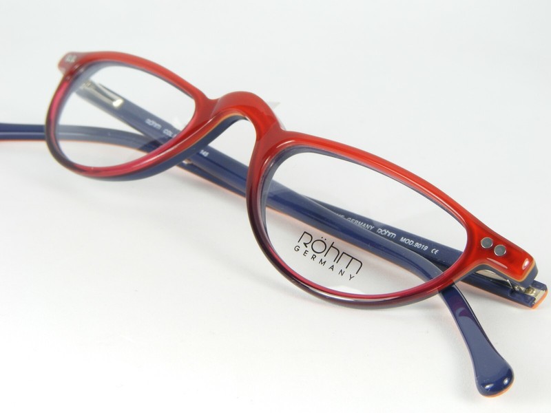 Röhm Mod. 9019 COL. 851 PAPAYA /ORANGE /NAVY EYEGLASSES GLASSES Rohm 44-22-145mm gallery