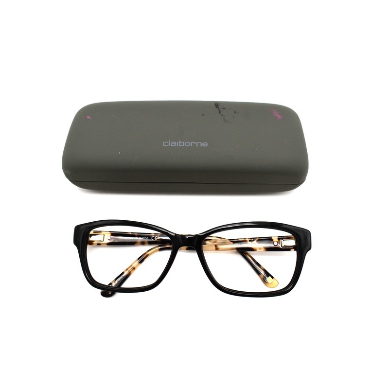 Liz Claiborne L616 0807 55-15-135mm Tortoise Eyeglass FRAMES ONLY – GOOD