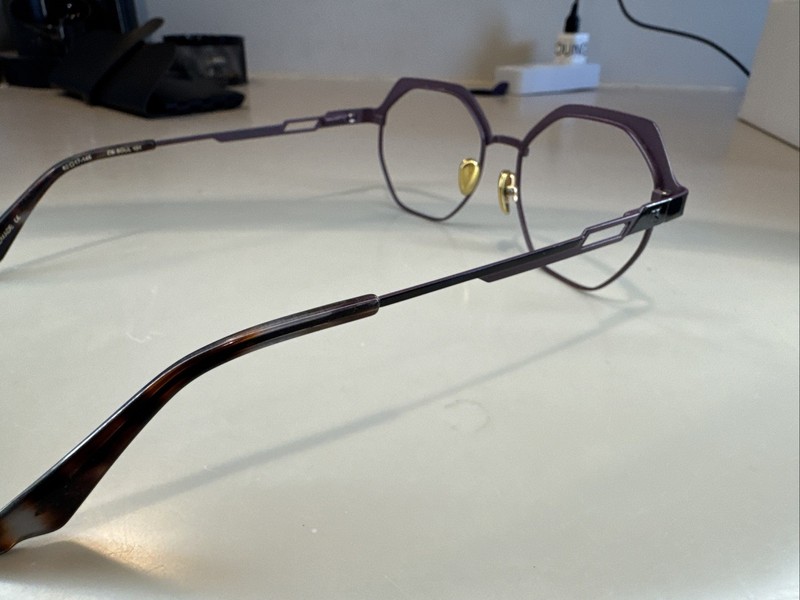 Coco And Breezy CB Soul 101 Eyeglass Frames Purple And Black 52[]17 145 #309 gallery
