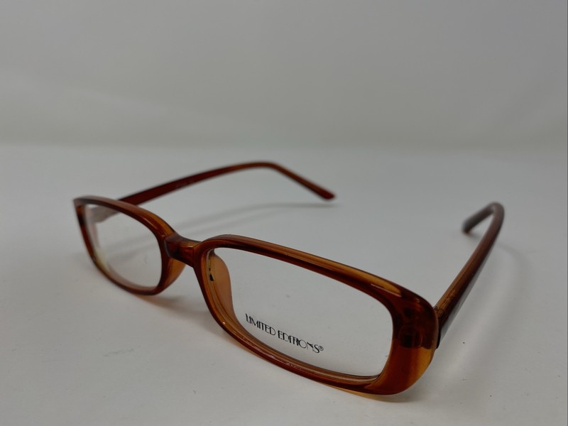 Limited Editions 8th Ave. Cognac 49-18-138 Brown Full Rim Eyeglasses Frame CL65 gallery
