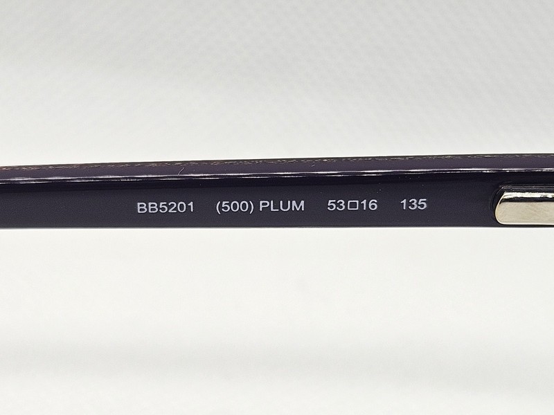 bebe BB5201 5201 500 Plum Dark Purple Women’s Eyeglasses Frame 53-16-135 gallery