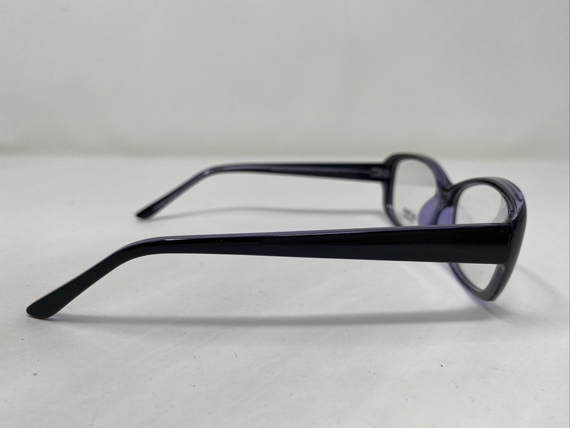Lido West MARINA BLACK/PURPLE 55-15-140 Plastic Full Rim Eyeglasses Frame ME25 gallery