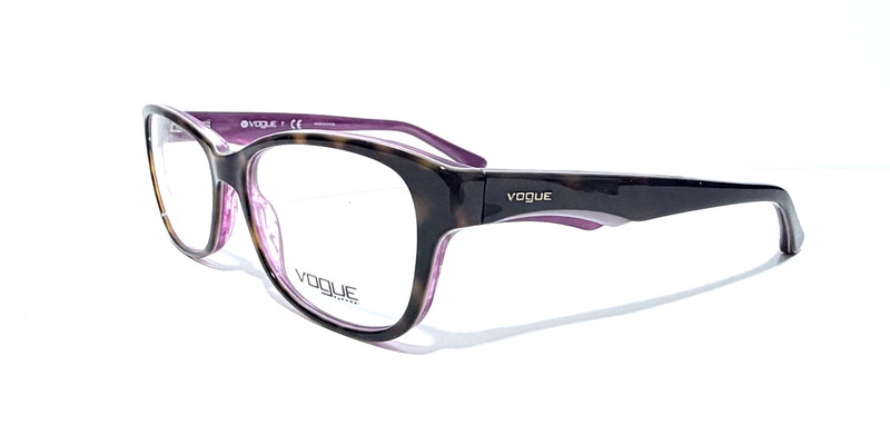 VOGUE VO 2814 2019 PURPLE HAVANA BROWN RX EYEGLASSES 53-16-135 MM W/CASE NEW gallery