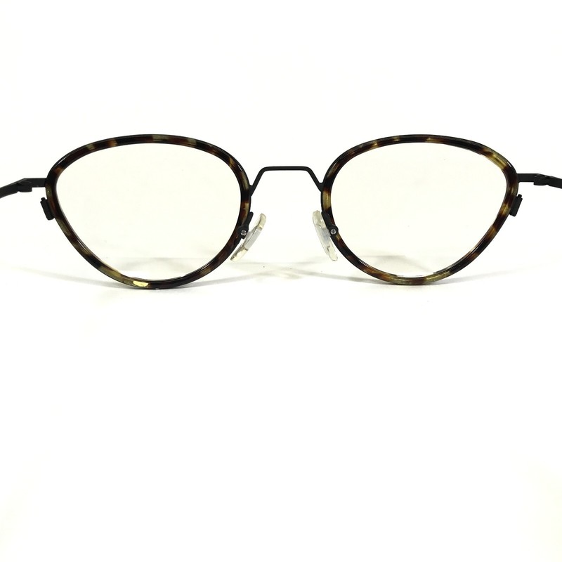 Vintage la Eyeworks Eyeglasses Frames SAM 350412 Round Brown Tortoise 48-23-130 gallery