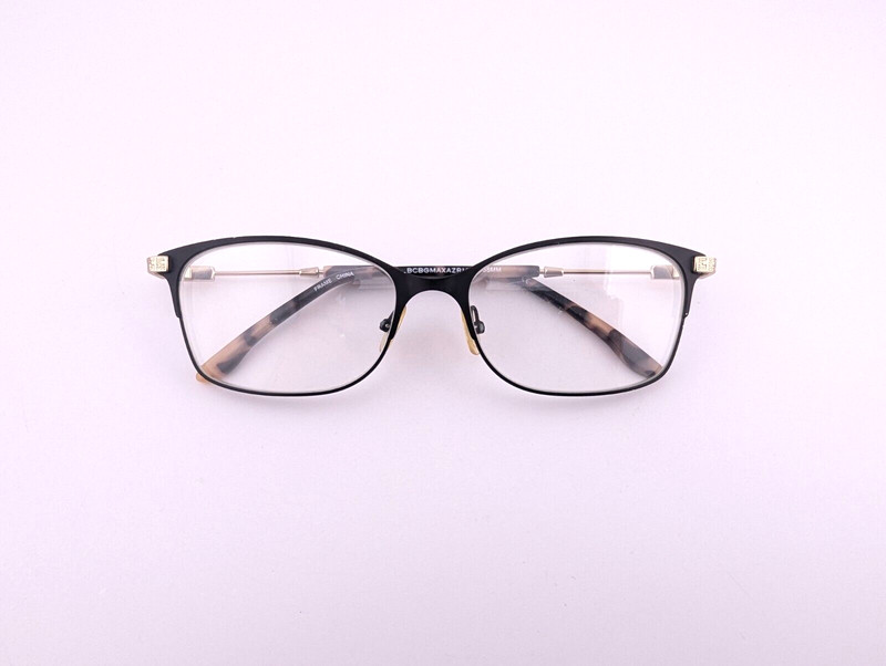 BCBGmaxazria Eyeglasses, Frames Only, Anita Black, 54-16-135, Metal