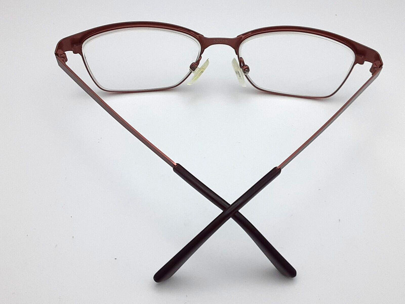 TI Flex 2103 604 Titanium, Shiny Wine Coral Eyeglass Frames 52 16 135 8/F10 gallery