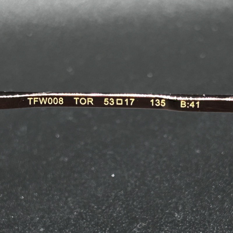 Ted Baker TFW008 Eyeglasses Frame Tort Fade Flex 53-17-135 Used gallery