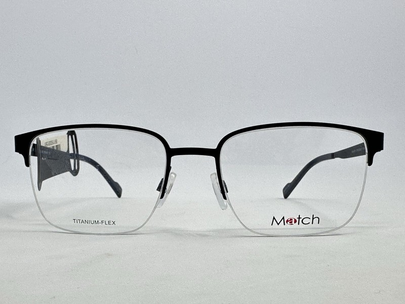 New Match MF 185 MNAVY 53.19.140 Men’s Titanium Flex Eyeglasses Frames