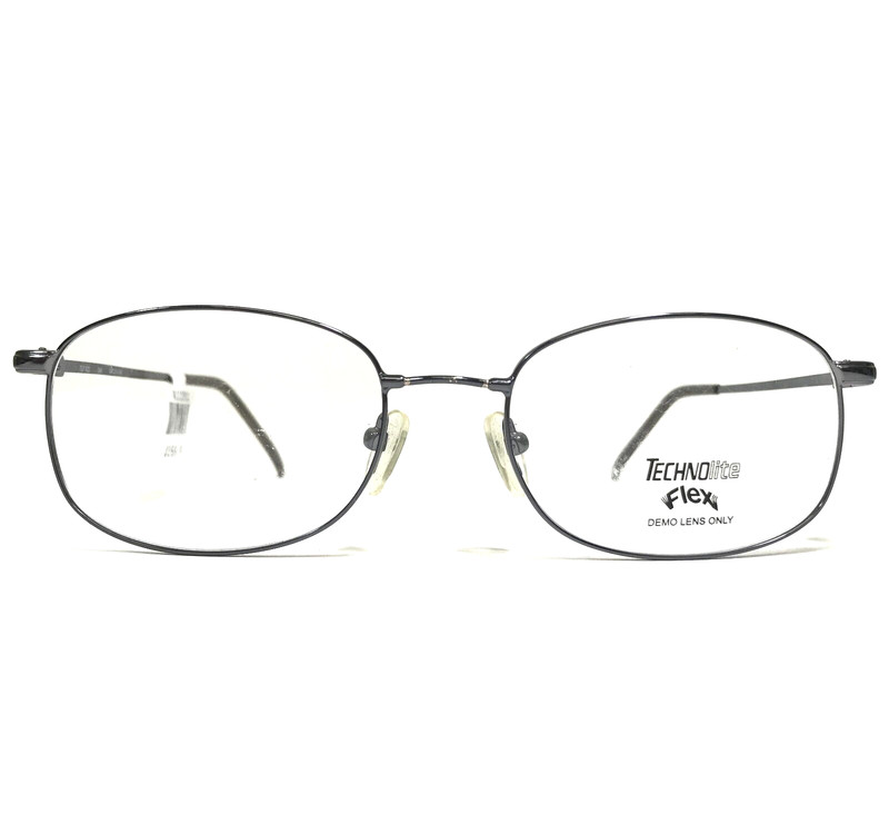 Technolite Flex Eyeglasses Frames TLF522 GM Gunmetal Shiny Gray Wire 54-19-145