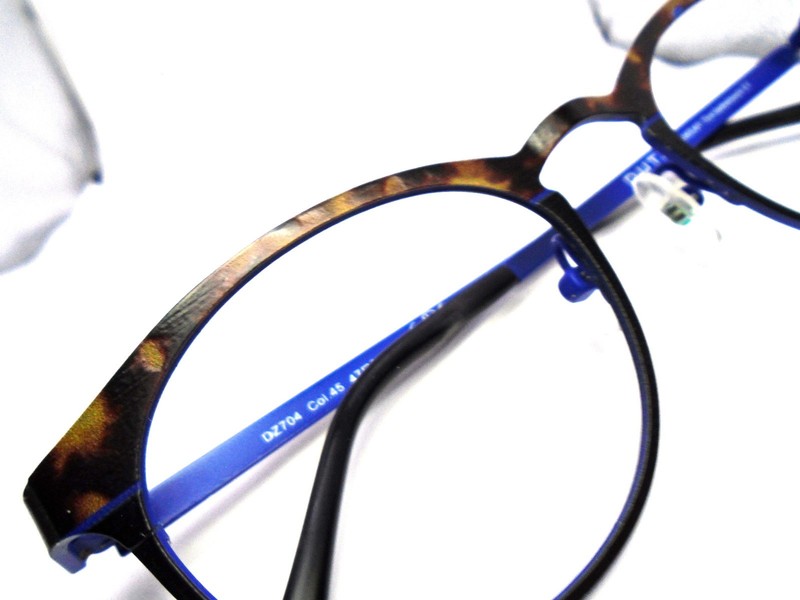 Dutz DZ 704 Col.45 Havana/Black/Blue 47-20-140 Eyeglasses Frames The Netherlands gallery