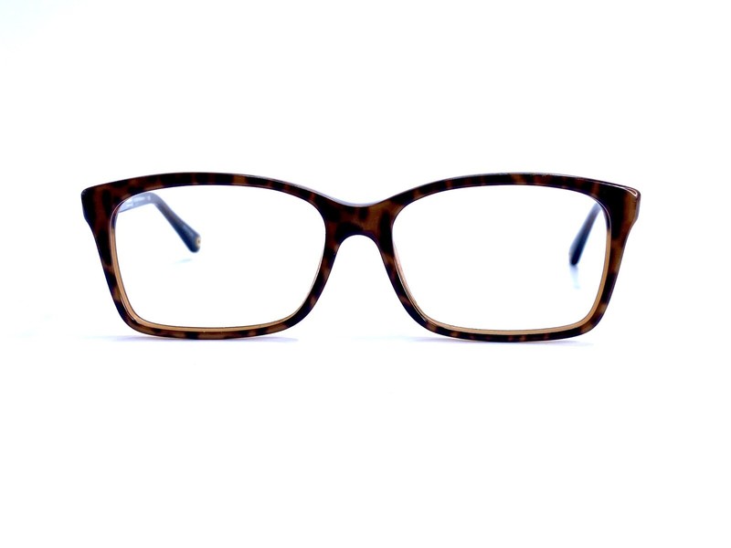Coach Brown Ocelot Rectangular Frame Eyeglasses HC6043 Addison 5121 52 15 135
