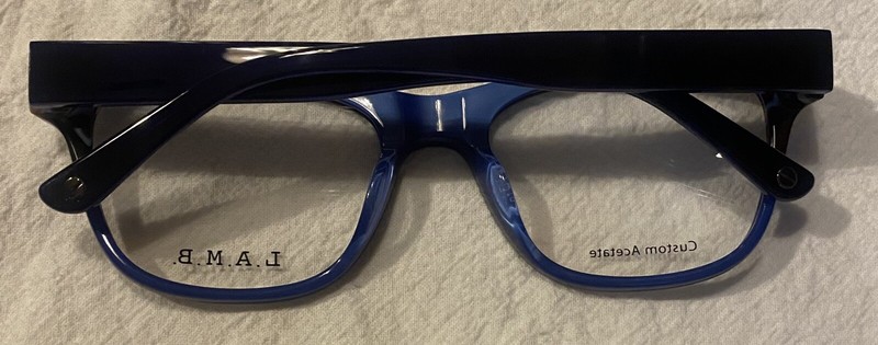 Gwen Stefani Eyeglasses Female L.A.M.B LA035 Navy Blue Optical Frame 53-19-140 gallery
