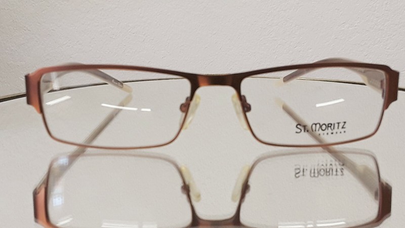 Originale St. Moritz eyeglasses CYBER X1 53-17 BROWN metal