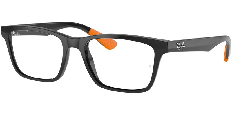 Ray-Ban Polished Black Classic Square Eyeglasses – RX7025-5417-53