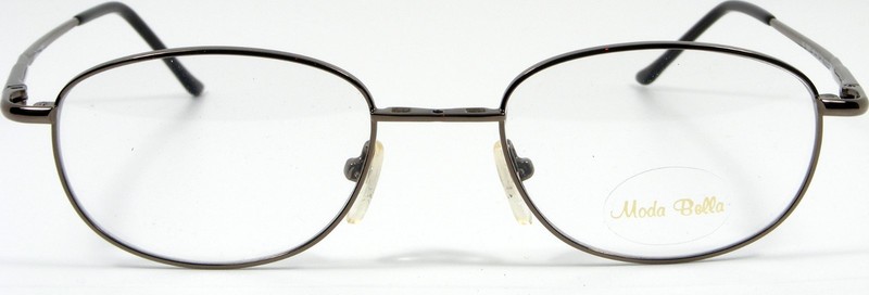 Moda Bella COFFEE Eyeglasses 2082 49-18-140 w/ Magnetic Clip-On Brown Polarized gallery