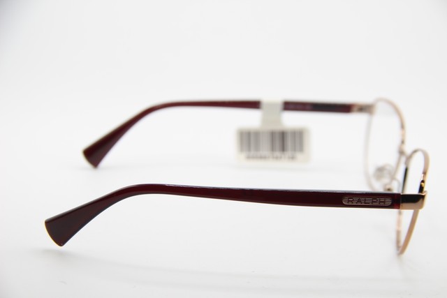 NEW RALPH LAUREN RA 6048 9373 GOLD VIOLET GUNMETAL AUTHENTIC EYEGLASSES 55-16 gallery