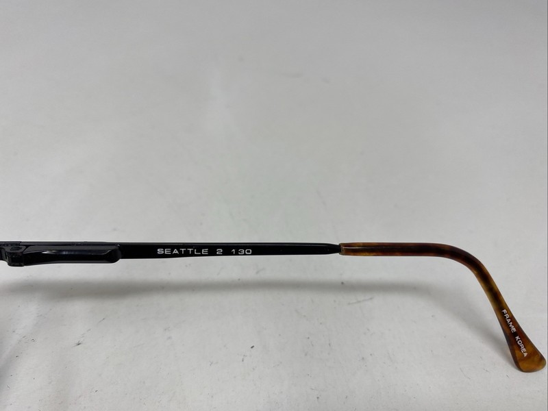 Silver Dollar Seattle 2 52-18-130 Demi Brown/Brushed Gray Eyeglasses Frame T633 gallery