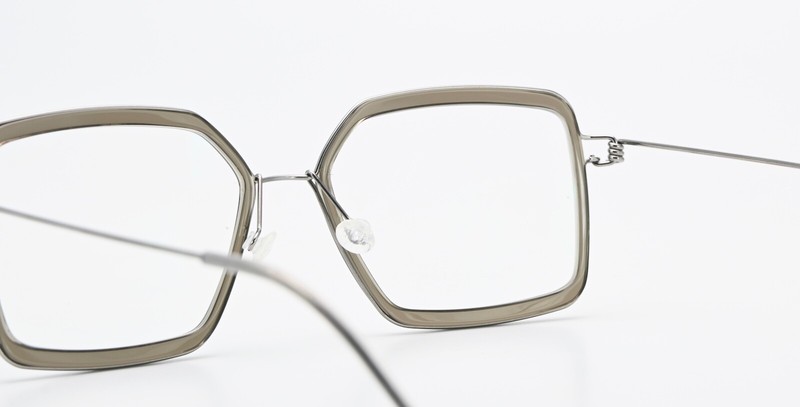 LINDBERG Eyeglasses Karen 51-16 145B Col P10 Air Titanium Rim P10 Silver Poli... gallery