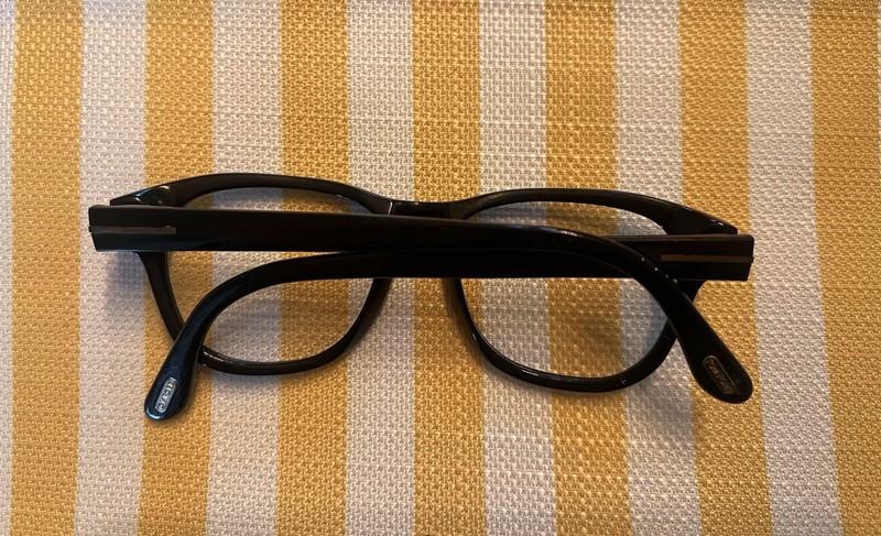 Preowned Tom Ford Style 5147 Black Plastic Eyeglass Frame With No Lenses. ￼ gallery