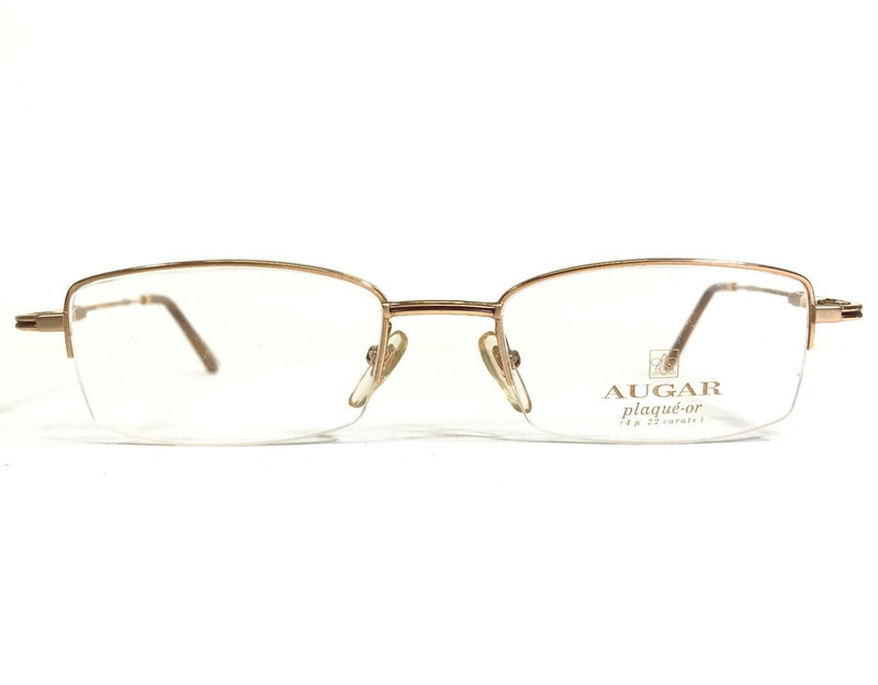 Augar Eyeglasses Frames HP128 CHAMP Champagne Gold 22KT GP Gold Plated 51-18-140