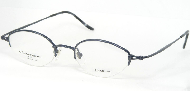CONQUISTADOR KAZE K-901 02 STONE BLUE EYEGLASSES GLASSES TITANIUM 47-20-147mm