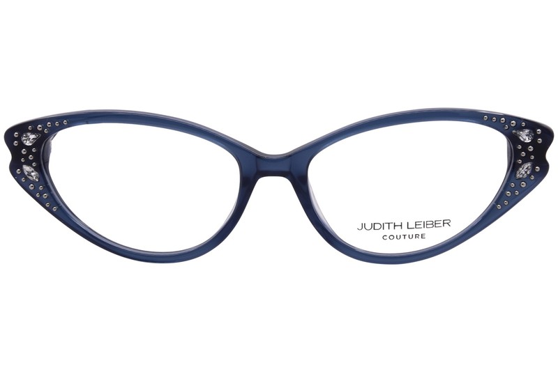 Judith Leiber Couture Serenade Eyeglasses Women's Sapphire Full Rim Cat Eye 54mm gallery