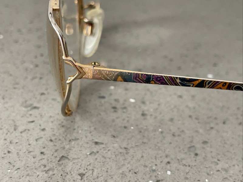 Tura Mod 602 Nav Eyeglasses 56-16-135 Made In Japan FRAMES ONLY Vintage Half Rim gallery
