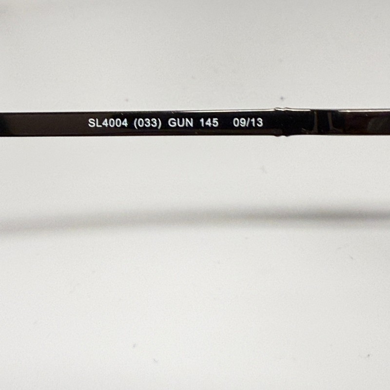 Sunlites SL4004 (033) GUN 145 Aviator Eyeglasses Frames Gunmetal Grey Mens 57-17 gallery