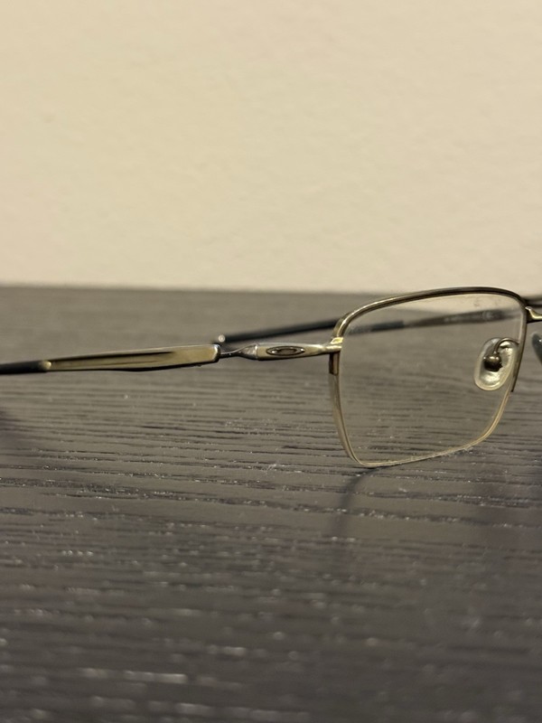 Oakley Glasses Gauge 3.2 Blade Pewter Black Half Rim OX5128-0254 Frame Only Rx gallery