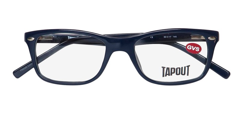 NEW TAPOUT TAP839 EYEGLASS FRAME MENS SQUARE FULL-RIM 50-17-140 421 PLASTIC BLUE gallery