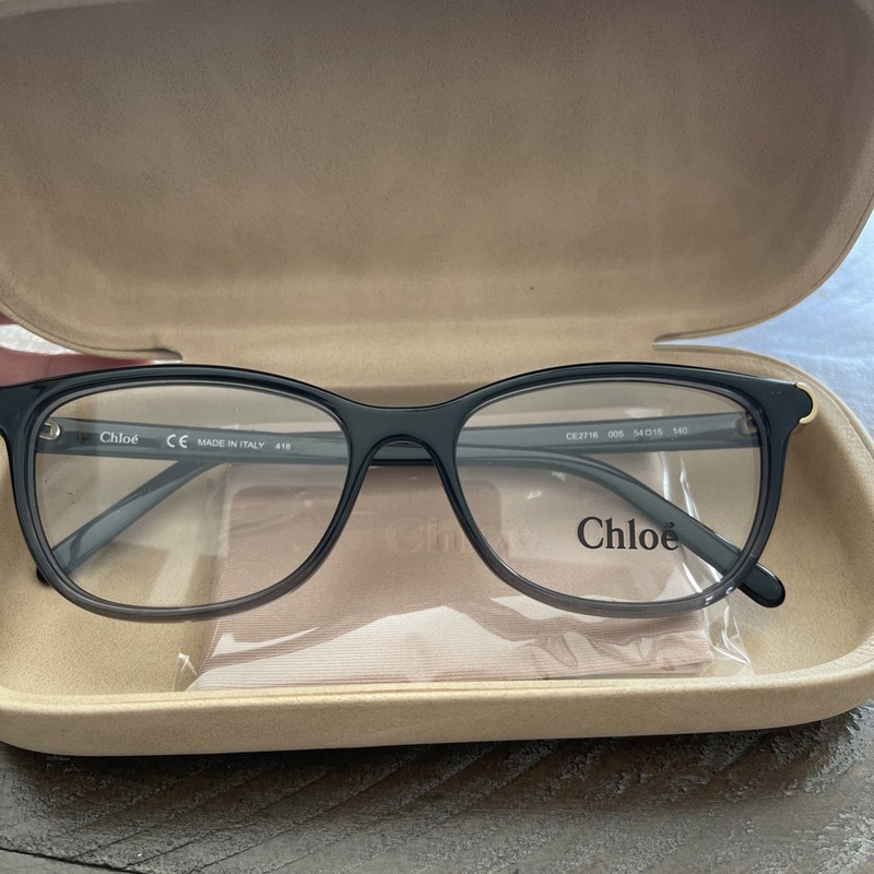 CHLOÉ eyeglasses Black-GREY CATS EYE glasses frame MOD: CE2716 005 54/15/140