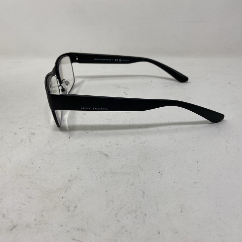 Armani Exchange AX 1065 6000 56-17-145 Matte Black Eyeglasses Frame 1110 gallery