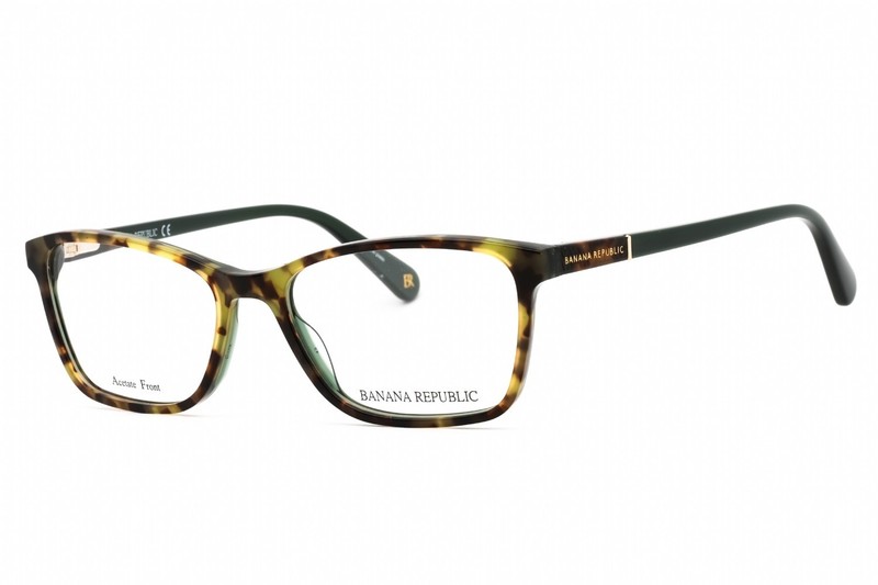 Banana Republic BR 207 G1U Green Tortoise Unisex Eyeglasses Frame 50-16-135