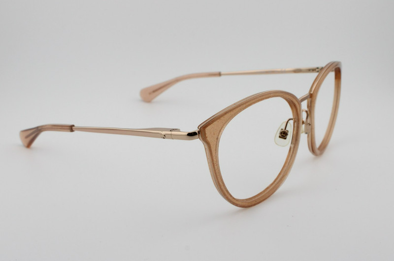 NEW KATE SPADE ELIANA/G 000 GLITTER ROSE GOLD EYEGLASSES FRAMES WOMEN 52-18-140 gallery