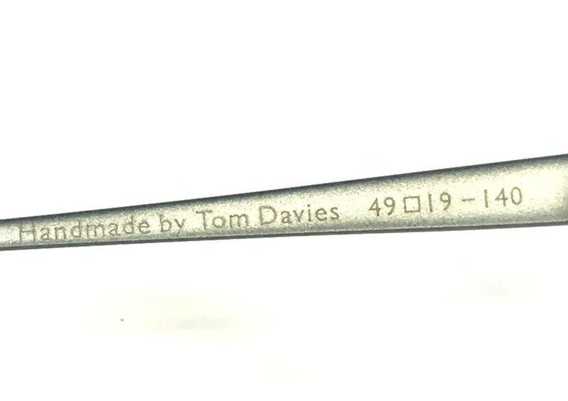 Tom Davies Eyeglasses Frames TD782 Col. 2354 Matte Purple Silver 49-19-140 gallery