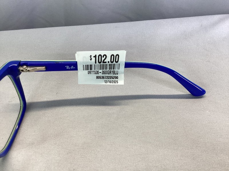 Ray Ban Eyeglass Frames Glasses RB1536 3600GRYBLU 8053672225290 48-16-130 gallery
