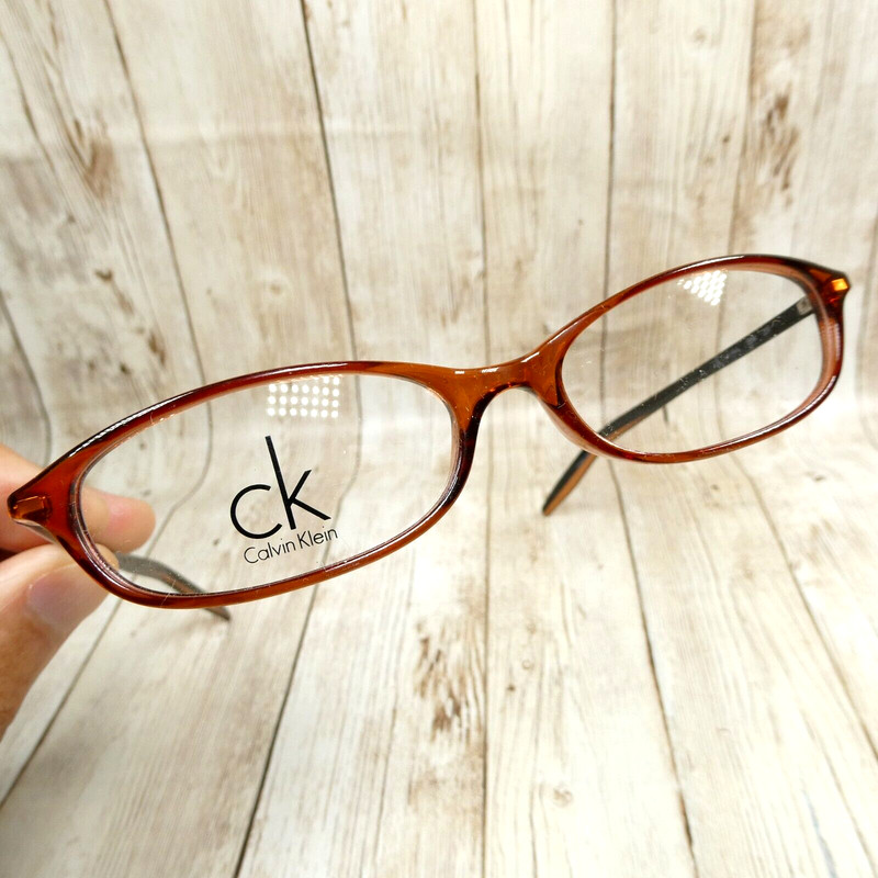 Calvin Klein Java Brown Black Eyeglasses FRAMES - 5504 201 50-15-140 NEW! gallery