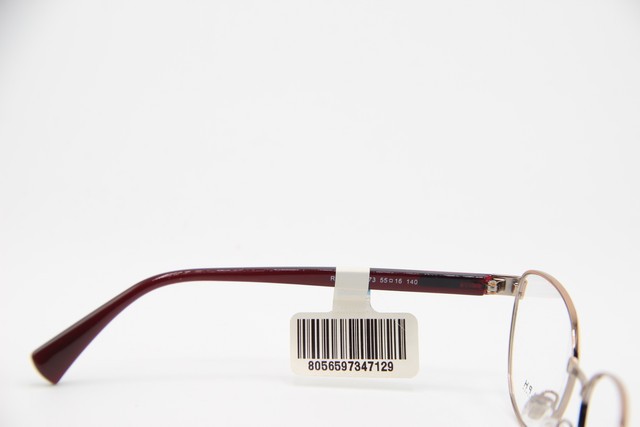 NEW RALPH LAUREN RA 6048 9373 GOLD VIOLET GUNMETAL AUTHENTIC EYEGLASSES 55-16 gallery