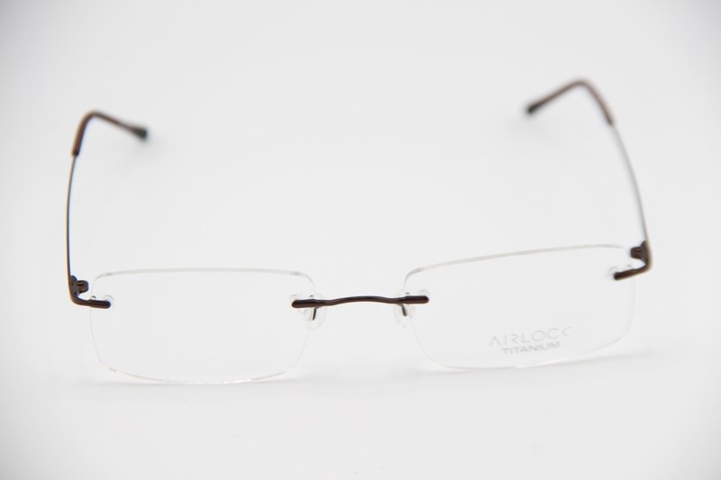 NEW AIRLOCK 760/85 017 BROWN AUTHENTIC FRAMES EYEGLASSES 52-21 gallery