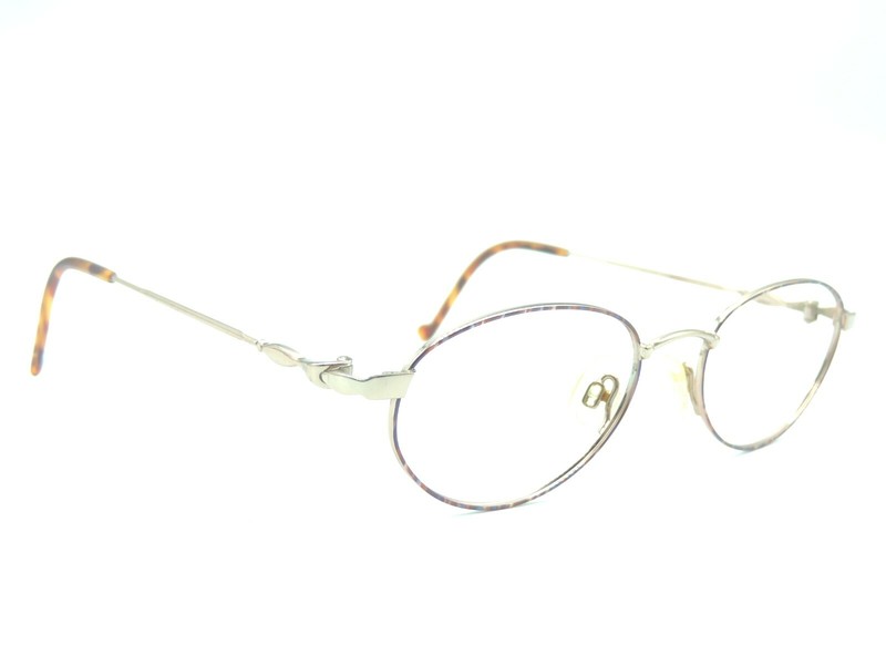 Vintage Neostyle Galleria 552 S 614 Gold Tortoise Oval Eyeglass Frames