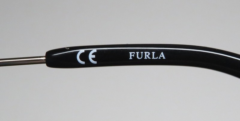 NEW FURLA VFU310 EYEGLASS FRAME 50-20-135 WOMENS 0301 GOLD FULL-RIM METAL & gallery