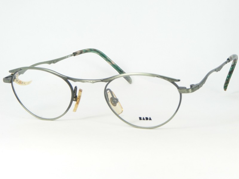 BADA Los Angeles BL 1190 7 GRN ANTIQUE GREEN EYEGLASSES GLASSES 46-22-139mm