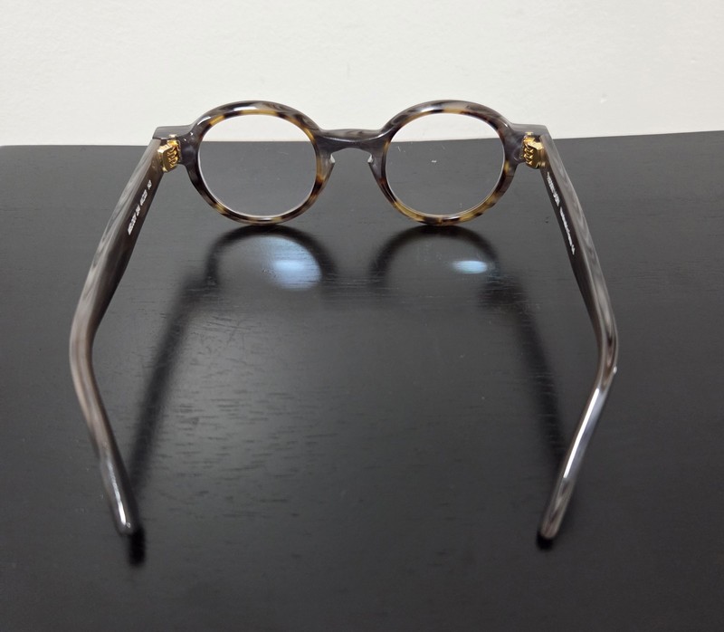 THIERRY LASRY Melody 44mm Tortoiseshell Round Panto Eyeglass Frames France $560 gallery