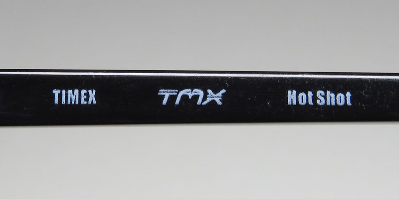 NEW TIMEX TMX HOT SHOT EYEWEAR BLACK METAL & PLASTIC 52-16-140 SQUARE MENS gallery