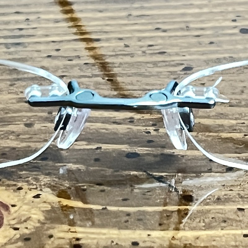 Tak2mi Takumi T9544 Rimless Eyeglasses 49-18 Frame Only Blue Multicolor gallery