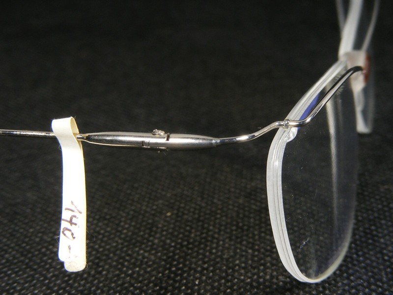 Zart 106 C.5 BROWN /MATTE CLEAR /SILVER UNIQUE EYEGLASSES 57-15-138mm Germany gallery