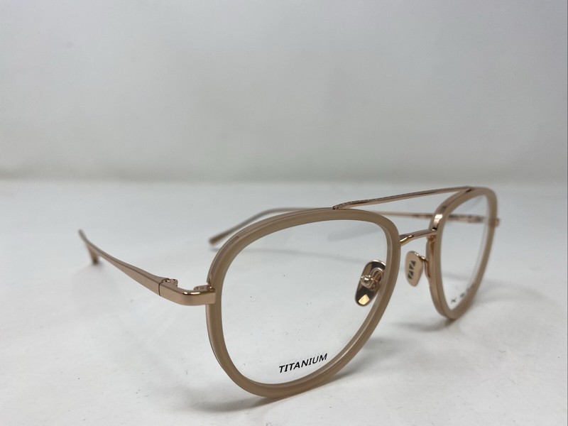 KATA JAPAN MYOJO MATTE BLUSH 52-22-140 Pale Pink Full Rim Eyeglasses Frame :Y01 gallery